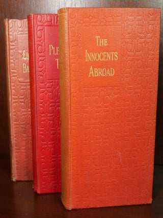 Three Volumes of Mark Twains Work, Innocents Abroad, A Treasure Trip, The 1,000,000 Bank-Note