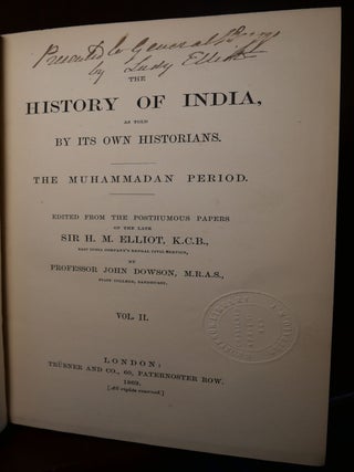 History of India As Told by Its Own Historians SIGNED