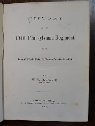 History of the 104th Pennsylvania Regiment