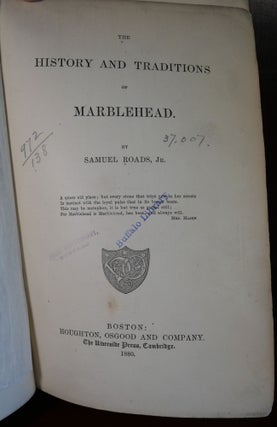 The History and Traditions of Marblehead