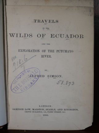 Travels in The Wilds of Ecuador