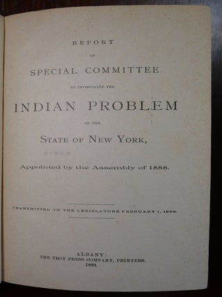 Report of Special Committee to Investigate the Indian Problem
