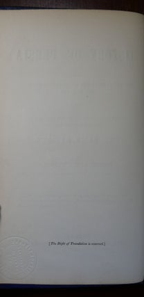 A History of Persia From the Beginning of the Nineteenth Century to the Year 1858, The Kajar Dynasty