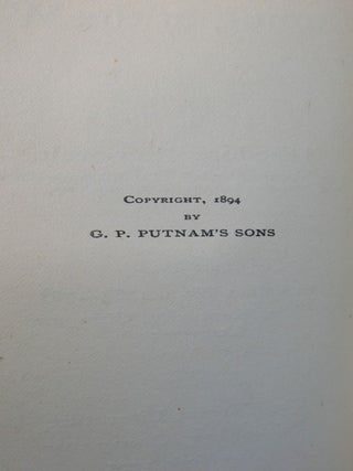 The Winning of the West in Six Volumes