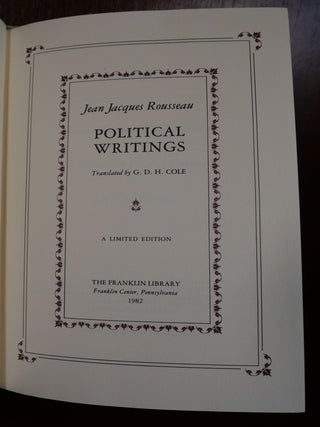Political Writings