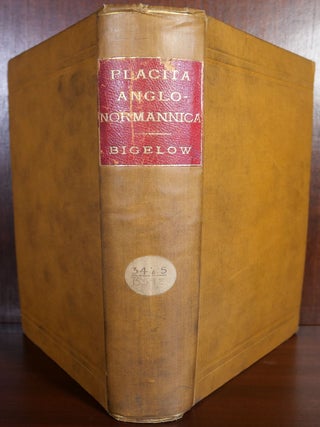 Placita Anglo-Normannica: Law Cases From William I. to Richard I