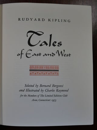 Tales of East and West SIGNED by Illustrator