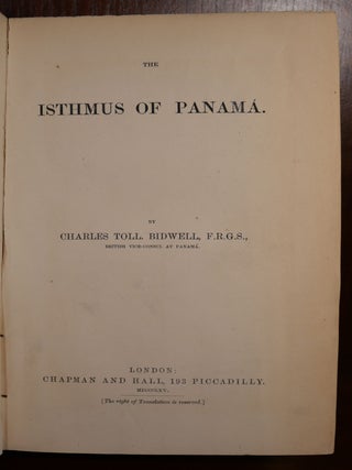 The Isthmus of Panama