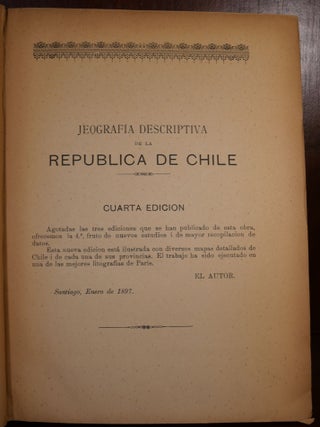Descriptive Geography From The Republic of Chile