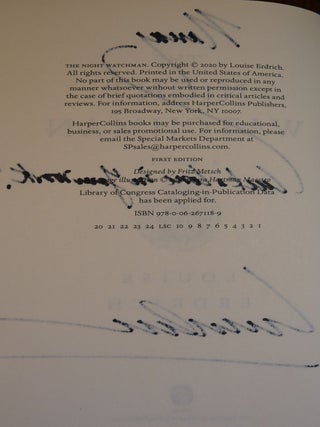 The Night Watchman SIGNED