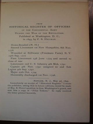 Filial Tribute to The Memory of Rev. John Moffat Howe