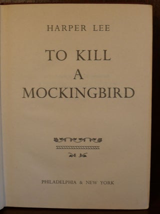 To Kill a Mockingbird