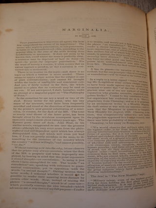 Graham's American Monthly Magazine of Literature and Art ; The Poetry of Rufus Dawes; Flaccus; The Conqueror Worm; The Idiot Boy; Marginalia