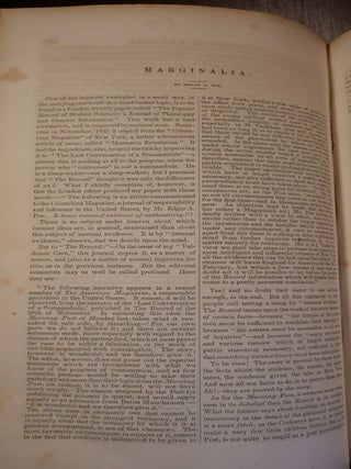 Graham's American Monthly Magazine of Literature and Art ; The Poetry of Rufus Dawes; Flaccus; The Conqueror Worm; The Idiot Boy; Marginalia