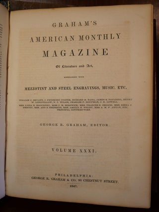 Graham's American Monthly Magazine of Literature and Art ; The Poetry of Rufus Dawes; Flaccus; The Conqueror Worm; The Idiot Boy; Marginalia