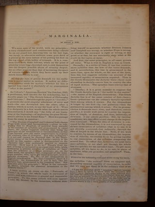 Graham's American Monthly Magazine of Literature and Art ; The Poetry of Rufus Dawes; Flaccus; The Conqueror Worm; The Idiot Boy; Marginalia