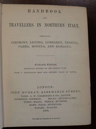 Handbook for Travellers in Northern Italy