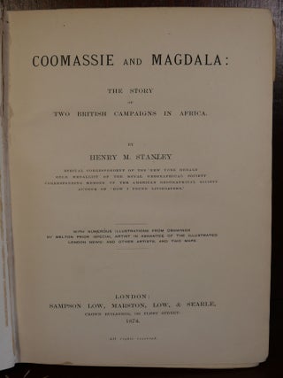 Coomassie and Magdala: The Story of Two British Campaigns in Africa
