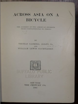 Across Asia on a Bicycle