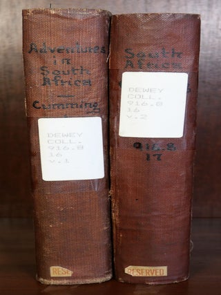 Item #6177 Five Years of A Hunter's Life in The Far Interior of South Africa in Two Volumes....
