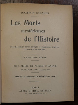 The Mysterious Deaths of History, Les Morts Mysterieuses de l'histoire