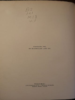 History, Prophecy and The Monuments in Three Volumes