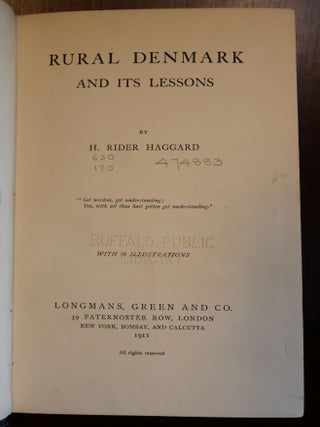 Rural Denmark and Its Lessons