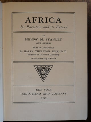 Africa Its Partition and it Future