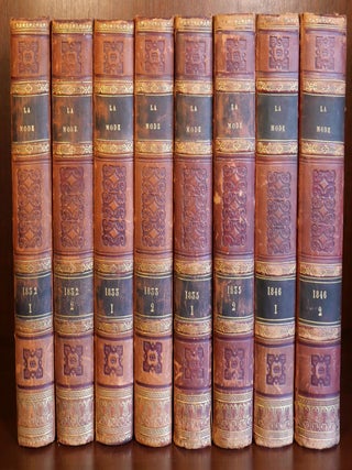 Item #6291 La Mode Revue du Monde Elegant Famous Parisian Fashion Magazine 16 Volumes. Jean-Denis...