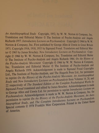 Basic Works of Sigmund Freud