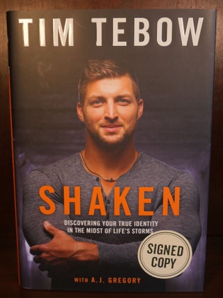 Item #6325 Shaken SIGNED. Tim Tebow