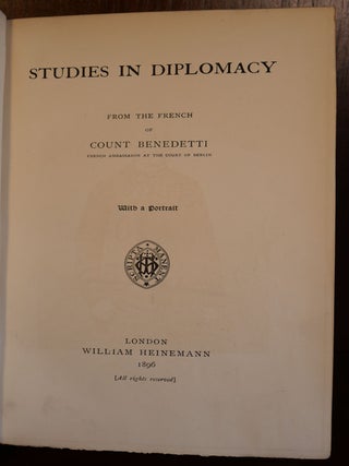 Studies in Diplomacy