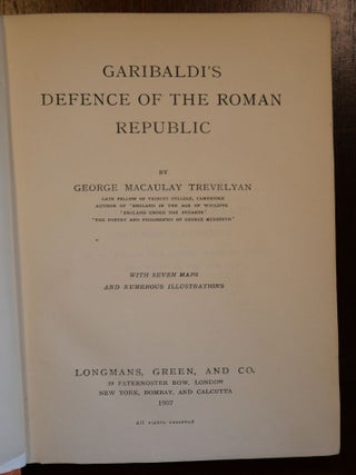 Garibaldi's Defense of the Roman Republic