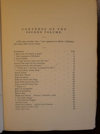 Ancient and Modern Scottish Songs in Two Volumes