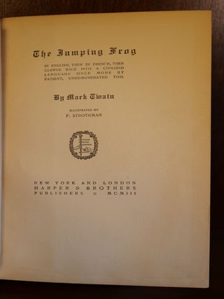 The Jumping Frog