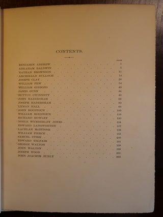 Biographical Sketches of The Delegates From Georgia to The Continental Congress