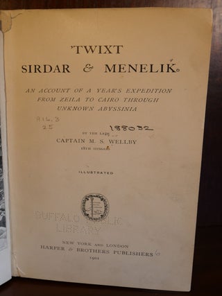 Twixt Sirdar & Menelik