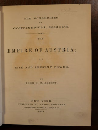 The Monarchies of Continental Europe