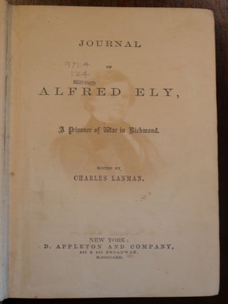 Journal of Alfred Ely