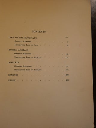 Amentet An Account of the Gods, Amulets & Scarabs of The Ancient Egyptians
