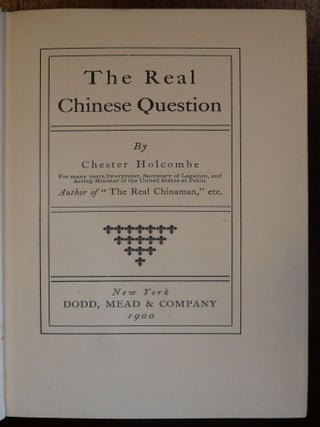 The Real Chinese Question