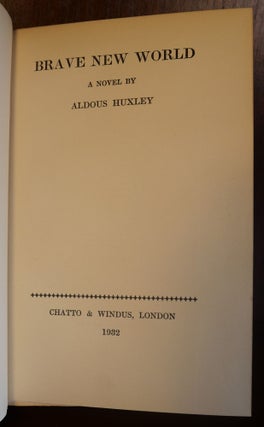 Brave New World SIGNED