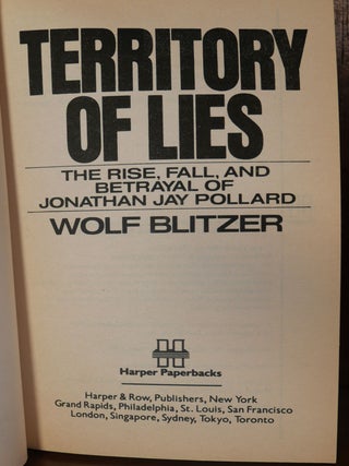 Territory of Lies SIGNED