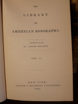 The Library of American Biography Complete in 25 Volumes