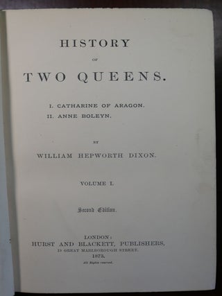 History of Two Queens in Four Volumes