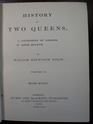 History of Two Queens in Four Volumes