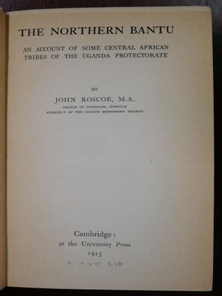 The Northern Bantu