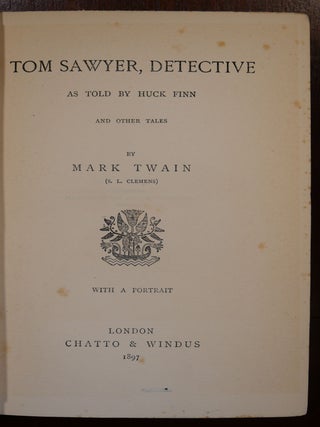 Tom Sawyer, Detective As Told by Huck Finn