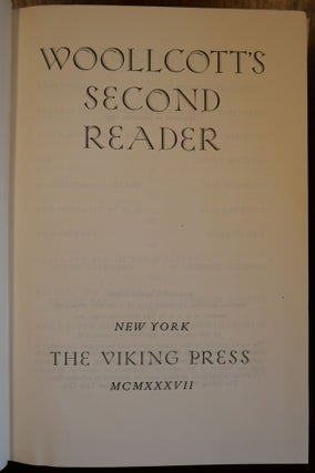 The Woollcott Reader Two Volumes SIGNED