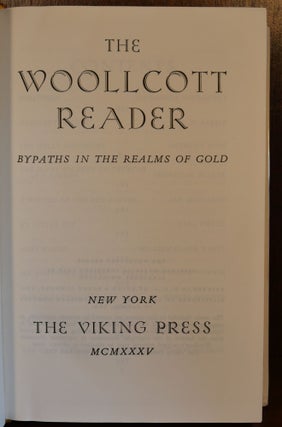 The Woollcott Reader Two Volumes SIGNED